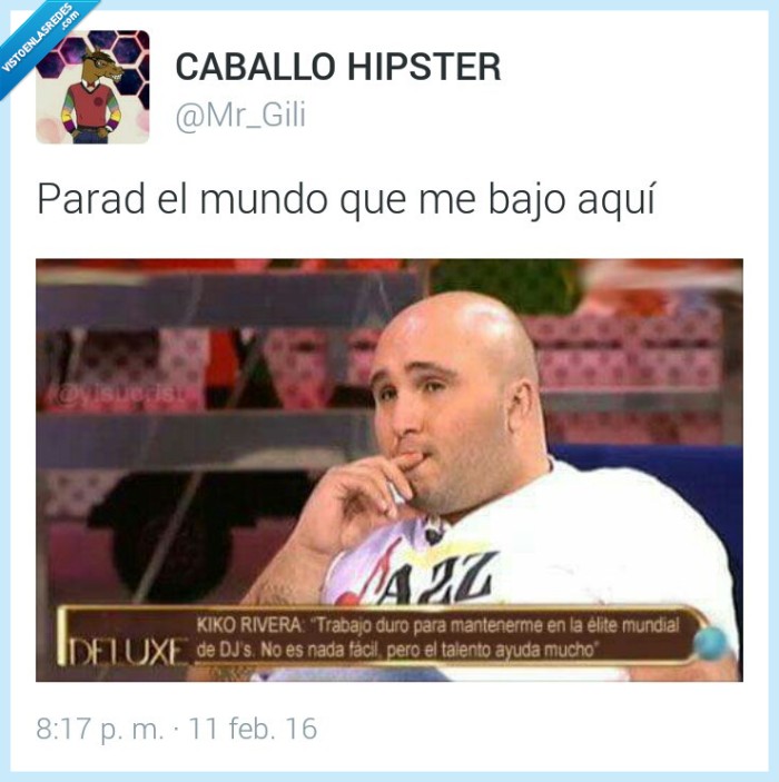 Dj,paquirrin,ironía,telecinco,kiko rivera,elite,Salvame Deluxe,mundo,pare,bajo