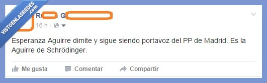 Esperanza Aguirre,dimite,Schrodinger,portavoz,pp,Madrid,dimisión
