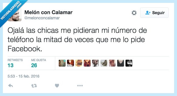 ojala,chica,chico,pedir,numero,mitad,veces,móvil,Facebook