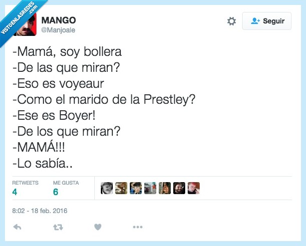 bollera,voyeaur,Boyer,Preysler,marido,madre,hija