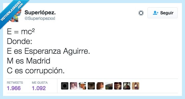 formula,Einstein,Esperanza Aguirre,Madrid,Corrupci&oacute;n,cuadrado