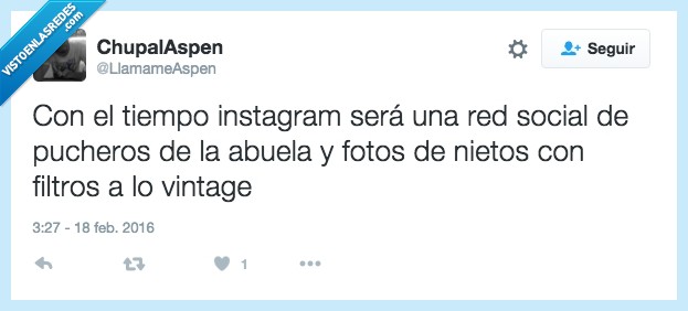 sabes que pasara,arroz con abuchuelas,puchero,abuela,tiempo,instagram,nieto,filtro