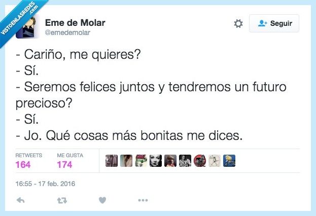 cariño,si,amor,cosas,bonitas,dices,felices,poeta,enamorado
