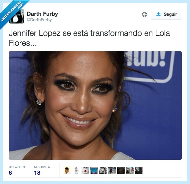 Jennifer Lopez,JLO,Lola Flores,maquillaje,transformar
