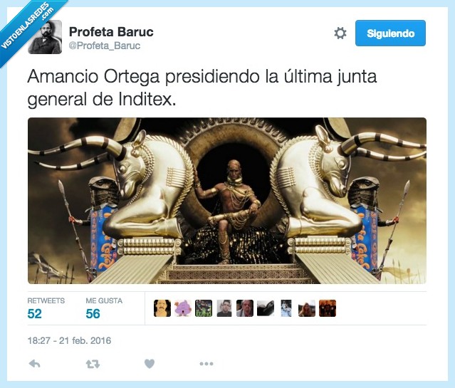 Amancio Ortega,presidiendo,presidir,ultima,junta,general,Inditex,Jerjes,300,Trescientos