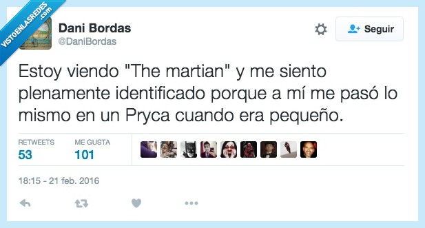 viendo,ver,The Martian,identificado,Pryca,pequeño