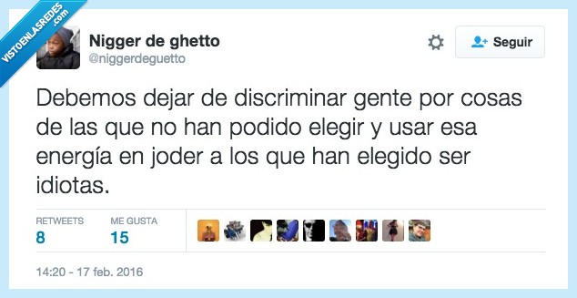 dejar,discriminar,gente,cosas,elegir,usar,energía