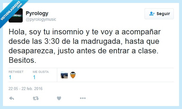 insomnio,acompañar,madrugada,desaparecer,dormir,entrar,clase