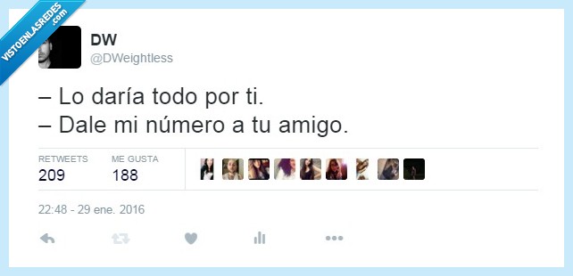 daria,dar,todo,ti,numero,amigo