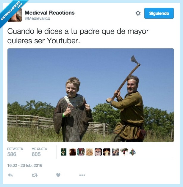 vikings,vikingos,padre,hijo,youtuber,matar,jugar