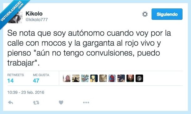 nota,notar,autónomo,calle,mocos,garganta,rojo vivo,muerto,morir,convulsiones,salud