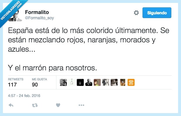 color,mezclar,politica,morado,azul,rojo,naranja,problema,marrón