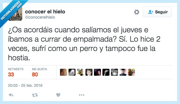 acordar,salir,jueves,currar,empalmada,trabajar,sufrir,dormir