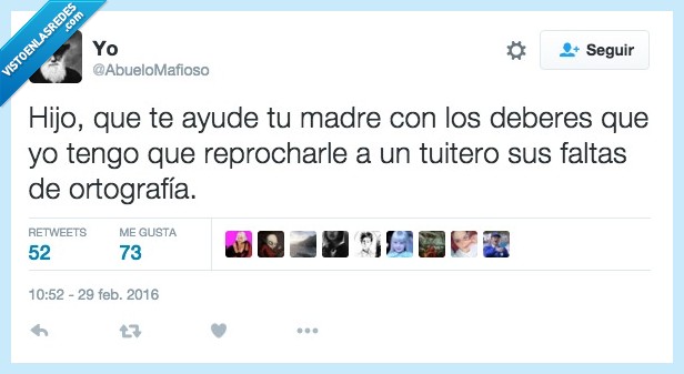 madre,hijo,padre,ayudar,deberes,reprochar,discutir,ortografía,tuitero