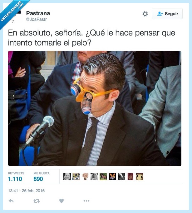 Urdangarín,ojos,gafas,broma,juez,juicio,noos,tomar,pelo