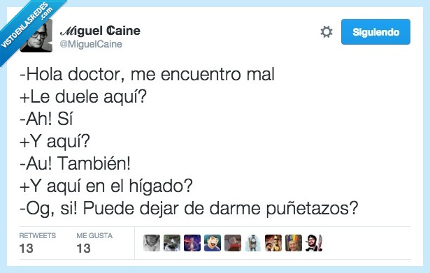 doctor,encuentro,encontrar,mal,doler,dolor,puñetazo,hígado