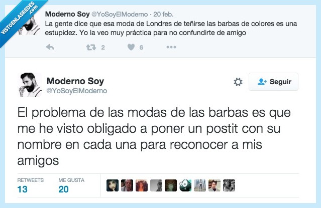 problema,moda,barba,hipster,postit,post it,post-it,confundir,teñir,reconocer