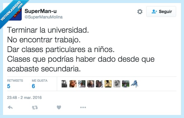 universidad,trabajo,clases particulares