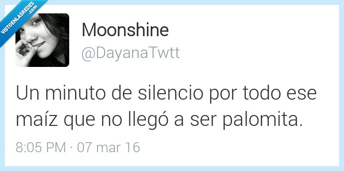 minuto,silencio,palomita,maiz,nunca,llego,llegar