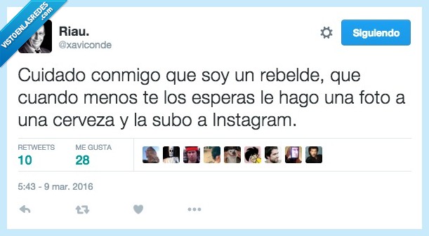 cuidado,conmigo,foto,cerveza,instagram,rebelde,loco