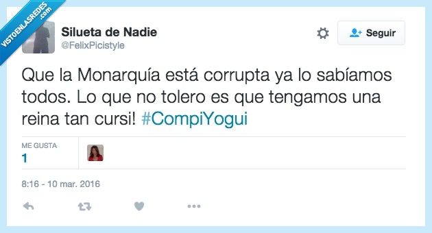 Monarquía,política,corrupto,corrupta,corrupción,compiyogui,reina,cursi