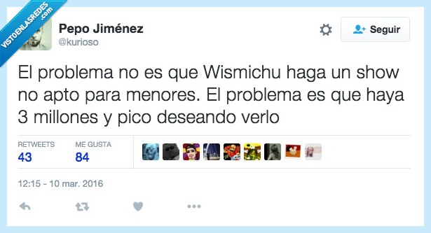 Wismichu,problema,show,obsceno,menores,millones,pico,suscriptores,youtube,youtuber