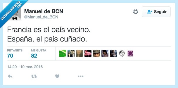 Pais,Francia,España,vecino,cuñado