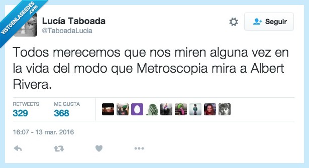 amor,mirar,merecer,mirada,modo,metroscopia,ciudadanos,politica,Albert Rivera