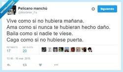 Enlace a Hay que vivir la vida siempre a tope y sin miedo por @mortimer_fu