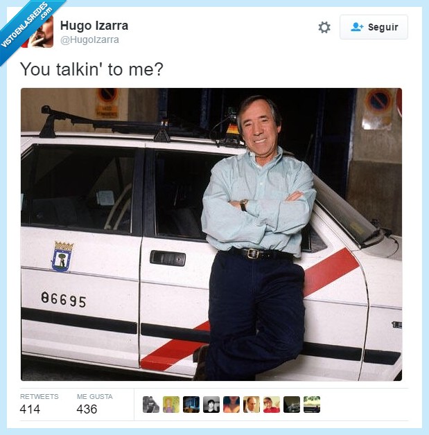 El Fary,taxista,taxi driver,serie,deniro,are you talkin to me