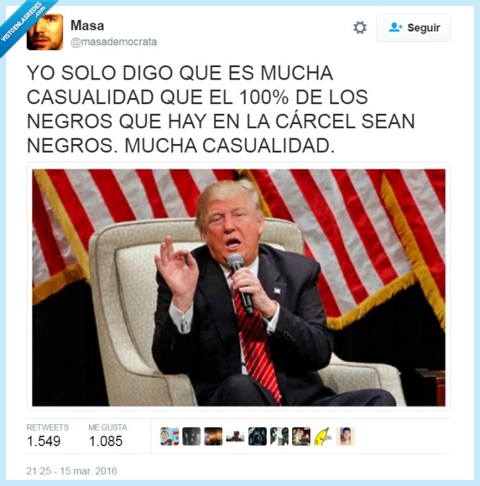 Donald,Trump,negros,cárcel,masa,casualidad