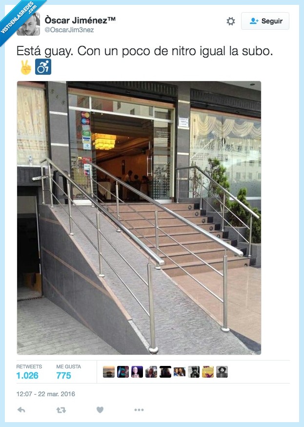 silla de ruedas,rampa,habilitar,habilitado,nitro,imposible,inclinacion