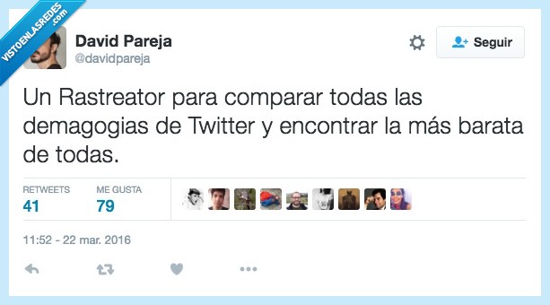 rastreador,comparar,demagogia,Twitter,encontrar,barata,todas