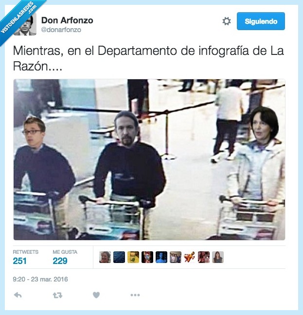 mientras,departamento,infografía,montaje,cutre,photoshop,La Razón,terroristas,Pablo Iglesias,Errejón