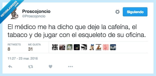 medico,prohibido,prohibir,esqueleto,tocar,jugar,fumar,tabaco,cafeína