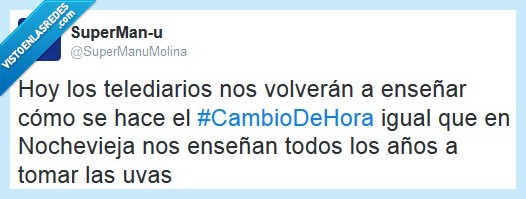 cambio de hora,nochevieja,telediarios,cada año,explicación