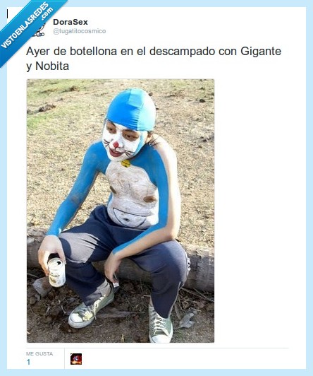 doraemon,alcohol,fiesta,botellona,descampado,gigante,nobita,bizarro