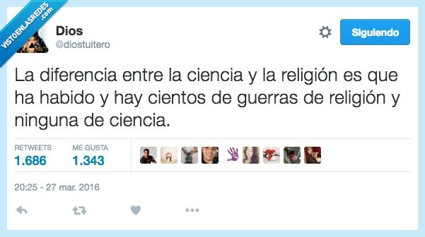 diferencia,ciencia,religion,guerra