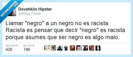 Racismo,negro,tweet,ofensa,malo