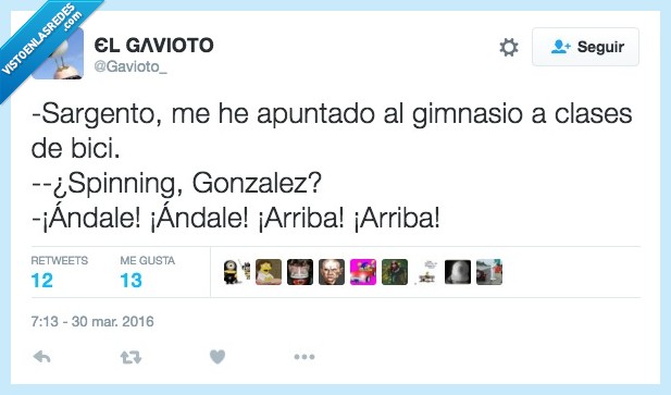 gimnasio,sargento,spinning,gonzalez,speedy gonzalez,andale