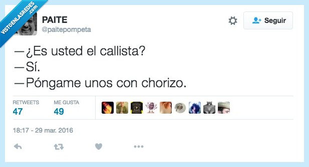 callista,callos,chorizo