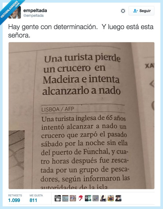 señora,barco,nadar,crucero