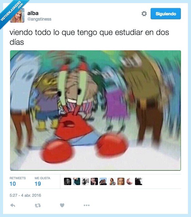 ver,estudiar,todo,temario,examen,bob esponja,Don Cangrejo