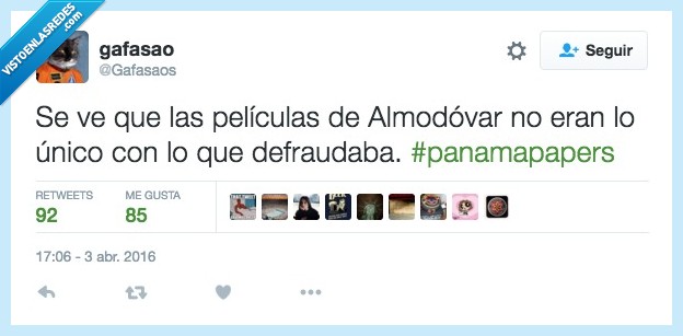 panama papers,papeles,panama,Almodóvar,peliculas,defraudaba