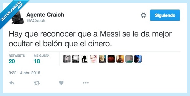reconocer,Messi,mejor,ocultar,balón,dinero