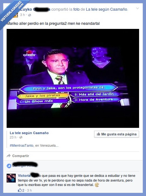 Finn,Jake,Hora de aventura,jake y los piratas,50x15,pregunta,respuesta,ayer,aller,ortografía,corregir