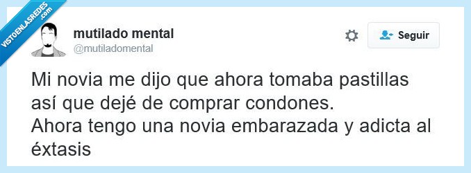 pastillas,novia,regla,anticonceptivo,droga,embarazada,extasis