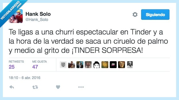 churri,espectacular,tinder,Tinder Sorpresa,Kinder,ciruelo,palmo,hombre,mujer,sorpresa