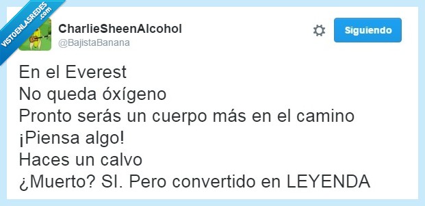 Everest,Oxígeno,Escalada,8.000,Alpinismo,Montañismo,Muerte,Leyenda,Calvo