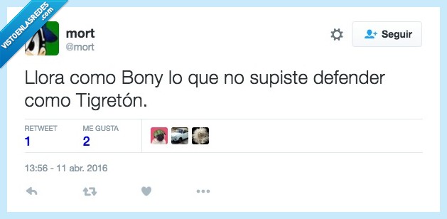 llora,Bony,defender,tigretón,hombre